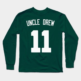 Kyrie Irving 'Uncle Drew' Nickname Jersey - Boston Celtics Long Sleeve T-Shirt